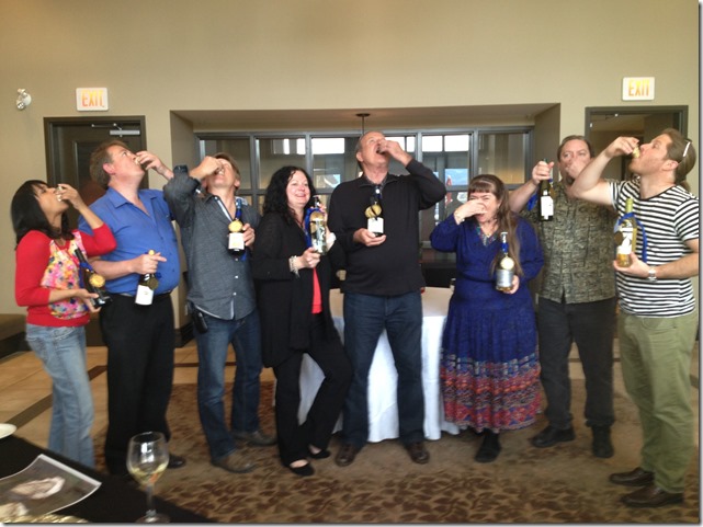 RBuchanan OOOysterFest Wine judges  IMG_0383