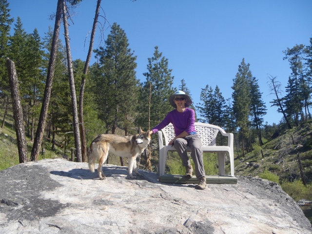 Claire Festel and her dog Yukon www.clairefestel.com